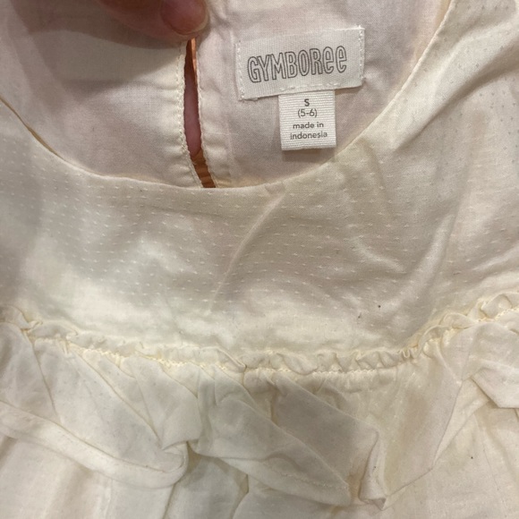 Gymboree EUC girl beige long sleeve shirt size 5/6 - Picture 2 of 6